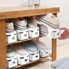 30-Pack Adjustable Shoe Storage Slots, Space-Saving Plastic Shoe Rack for Closet, Entryway, Hallway, Living Room, Bedroom, Easy Stackable, No Power Required, Home Organization Solution for Shoe Storage
