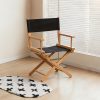 product-fancy-60825429-8e9f-4a51-89b2-69e340d31dfe Solid Wood Director'S Chair, Folding Canvas Chair, Bar Chair, Backrest Office Leisure Chair, Makeup Chair, Fishing Chair, Outdoor Chair