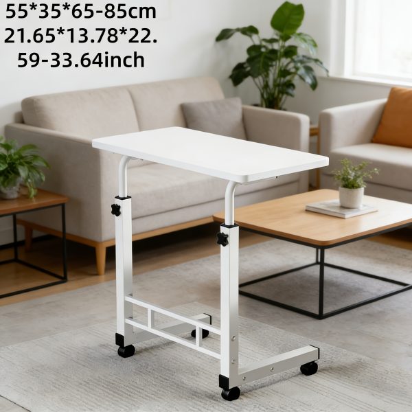 product-fancy-60d4eb6d-ad62-4388-a70e-3d028d051443 Mobile Nightstand with Wheels, Height Adjustable Bedside Table with Storage Shelf, Rolling Side End Table for Bedroom, Dorm, Living Room, Easy Assembly& Space-Saving Caster Table for Small Spaces.