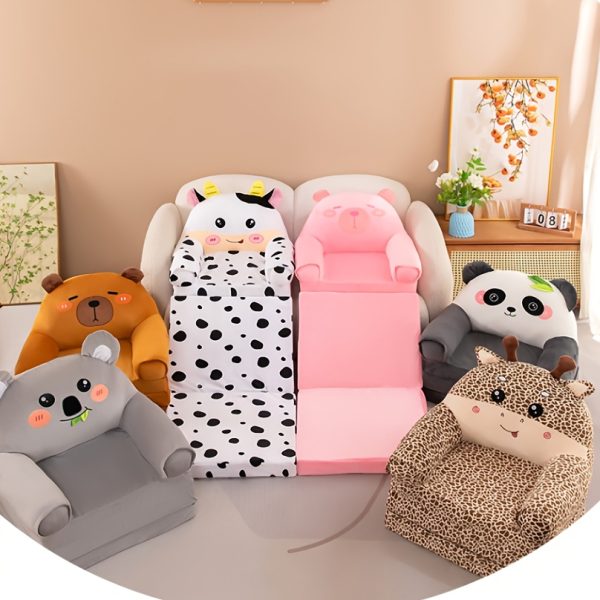 product-fancy-61006d02-1e22-4dd5-a3cb-f906d98ea2c2 Foldable Sofa Three-Fold Comfortable Sofa Stool A Very Cute Design Removable & Washable Perfect for Living Room & Bedroom Use Halloween And Christmas Gifts