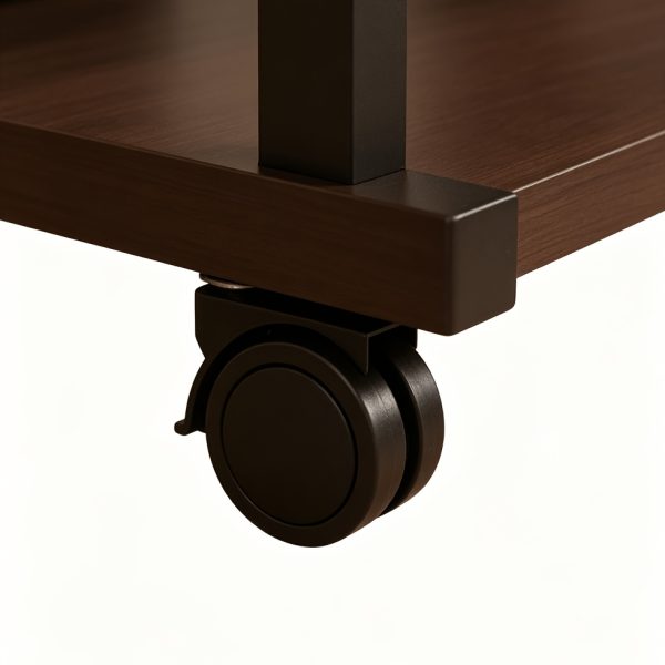 product-fancy-615d2a35-6588-47c3-9fe5-5d15ac940be3 Portable Height Adjustable for artist Desk, Natural Wood Grain Surface with Anti-Slip Edge, Sturdy Metal Frame And Smooth Wheels, 2-Tier Storage for Art Supplies, Perfect for Drawing Painting Creation