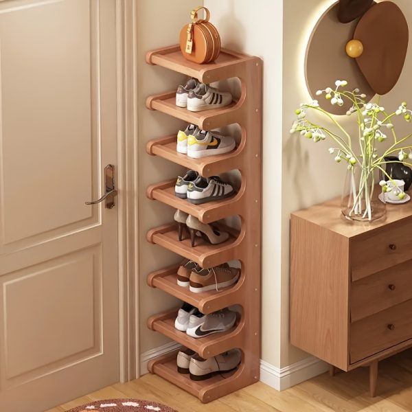 product-fancy-61a4d987-5588-4c14-9629-c90f3b48439b 2-8 Floors of Bamboo Shoe Racks, Multifunctional Storage Racks, Narrow Space Storage Racks, Easy Bamboo Shoe Racks Suitable for Various Rooms, Room Decoration Racks, Bookcase Kitchen Racks, Holiday Gifts, Housewarming Gifts. Shoe Storage Box