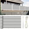 product-fancy-61ca38d3-811a-4e46-bab2-b47001ab47d4 3*16ft, Balcony Privacy Screen Fence Cover Net, Fencing Mesh Shade Net, Windproof Sun Shade, Outdoor Protection Fencing Net, Balcony Mesh Net for Patio, Fence, Backyard, Porch(Black Brown Green Gray Sand White Blue)