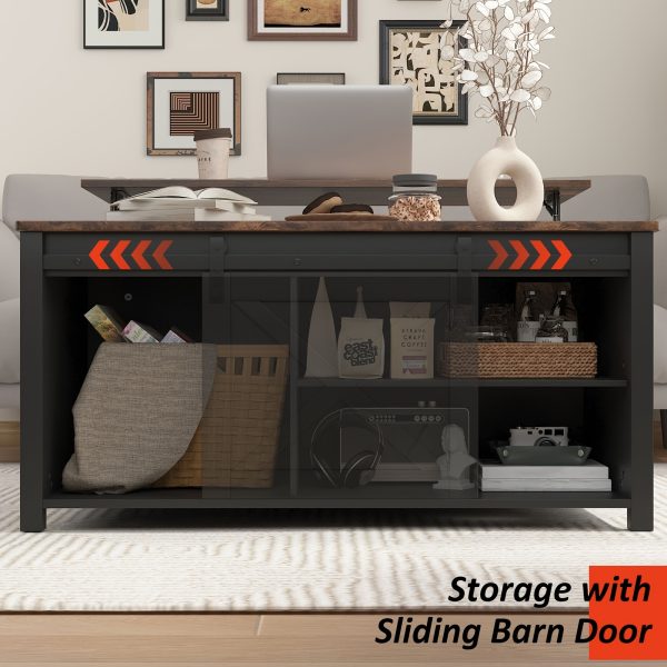 product-fancy-61f2a2a4-edc5-4146-a9fe-a02dfe9c9f6a Lift Top Coffee Table with Storage, Square Wood Coffee Tables with Large Hidden Storage Compartment and Adjustable Shelves, Multi-Function Farmhouse Coffee Table for Living Room, Bedroom and Home Office