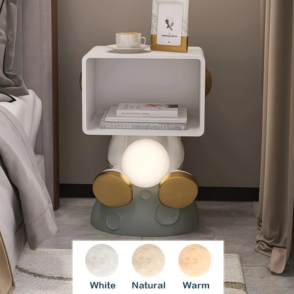 product-fancy-62153725-e85e-4f7e-9324-d6c3ce428fc2 Astronaut Bedside Table, Large Storage Space, Suitable for Bedroom, Decorated with Cartoon Family Style