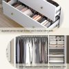 product-fancy-621a51aa-ff0f-451a-9bf2-6667ea575519 3 Doors Armoire Wardrobe Closet with Mirror, LED Armoire with Doors And Drawers, Wooden Armoire Storage Cabinet with Hanging Rod, Adjustable Shelves