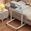 Multifunctional Height-Adjustable Table with /Metal Frame & MDF Top - Modern Entryway Desk Suitable for Shoe Bench, Sofa Side Table, Snack Storage, Compact Home Office Desk, Space-Saving Furniture for Small Spaces, Assembly Required