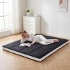 product-fancy-639e7a14-c4c3-4ed2-ad05-3c955f570c9f LILYPELLE Japanese Futon Mattress, Folding Sleeping Pad Futon, Portable Camping Mattress With Storage Bag, Black