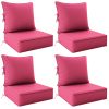 product-fancy-63a33111-1867-41ff-a3a9-7ea86af66923 Outdoor Cushion Set of 1pc/2pcs/4pcs/6pcs - Thick 35D High-Density Foam Cushions Measuring 24*24*6.5 Inches, Featuring Quick Rebound, High Durability, And Easy Cleaning, Suitable for Outdoor Furniture Like Sofas And Patio Chairs