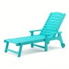 product-fancy-643a6563-2f70-439b-9b77-ce78f9c4d8ce Chaise Lounge Chair Outdoor, HDPS Material, Outdoor Pool Lounge Chairs with 5-Position Backrest, Patio Lounge Chair with Wheels for Outside, Poolside, Beach