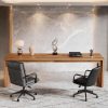 product-fancy-645d187f-1bc9-473a-aa09-31d03ba1f3e5 Wooden Extra Long Desk Double Desk Workstation, 78.7 Inches Long Computer Desk, 2 Person Desk for Home Office, Large Writing Desk for 2 People, Ladder Racks, Storage And Organization