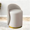 product-fancy-65537e5c-5d6d-4cc4-b034-05c39e9c881a Makeup Stool, 360° Rotating Cushioned Stool, Suitable for Living Room And Bedroom