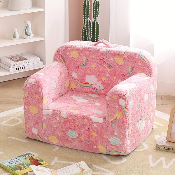 product-fancy-657b6f2c-ffbe-4802-afb7-32bf611f973b Welnow Sofa, Couch for Kids with Carry Handle And Side Pockets, Foam Chair for Toddlers, Armrest Chair for Kids, Reading Sofa for Boys Or Girls