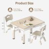product-fancy-65d8a6e6-7874-4fd6-a1a9-124bb5e9101b Adjustable Table And 4 Chairs, 23.6" Graffiti Desk