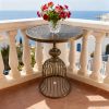 product-fancy-66c97664-565a-48a8-bd5b-87c4adba95f0 1pc Vintage Bronze & Suitable for Name/standardAttributeName Metals Sofa Side Table - Compact Round Coffee Table for Small Spaces, Balcony, Living Room, Bedside - Iron Top & Metal Base, No Assembly Required, 40cm/14.75in Width