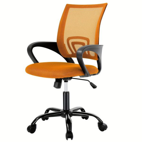 product-fancy-6760a933-2824-4f63-a577-749d1939e2b7 Office Chair Mid Back Swivel Lumbar Support Desk Chair, Computer Ergonomic Mesh Chair with Armrest