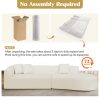 product-fancy-67f5878a-554d-47ed-bc15-cceffeb19f33 116" Curved Sofa with Throw Pillows, 4-Seater Luxury Chenille Fabric with Fully Assembled Long Lounge Sofa, Living Room Curved Sectional Sofa Chaise Lounge
