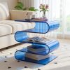product-fancy-681f3871-8286-4865-a1f8-4bb23d68f576 Bedroom Acrylic Bedside Table Side Table Irregular Storage Rack, Large-size Office Magazine Rack Bookcase Bookshelf, Living Room Side Table Coffee Table