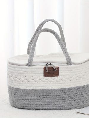 [Portable Diaper Caddy] Large Diaper Caddy Organizer, Portable Basket with Handles, Diaper Storage Organizer for Changing Table