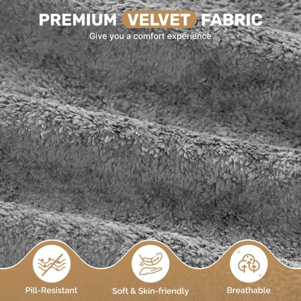 product-fancy-6879efdb-1ca4-4ec5-a43d-48ee61667051 Convertible Folding Sofa Bed, 78" Full Size Floor Sleeper Couch, Faux Rabbit Fur Full Foam Futon Loveseat for Living Room Bedroom, No Assembly Required