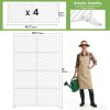 Outdoor Privacy Screen | Freestanding Rustproof Iron Fence Panel For Patio, Garden, Balcony, Ac Unit Cover, Trash Can, Modern Decorative Divider By Mophoto