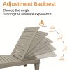 Outdoor Chaise Lounge Chair Set Of 2 For Outside Pool Patio, Adjustable Waterproof Easy Assembly Chaise Lounge Outdoor