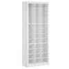product-fancy-6a2d7fff-b56e-4b5f-856a-802df16ebbcf Shoe Storage Unit, Accommodates 36 Pairs, Freestanding Closet Organizer, 8.8-Inch Wide Wooden Shoe Organizer, 12-Tier Vertical Shoe Rack for Entryway And Bedroom, in White And Greige