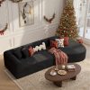 product-fancy-6aaea0e5-1b12-4957-beee-c9c7a576056c 116" Curved Sofa with Throw Pillows, 4-Seater Luxury Chenille Fabric with Fully Assembled Long Lounge Sofa, Living Room Curved Sectional Sofa Chaise Lounge
