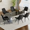 product-fancy-6ae6aff2-3d81-463e-bda4-0b988c7d2676 Modern Dining Chairs, Comfy Dining Room Chairs with Thick Cushions, Upholstered Fabric Kitchen Side Chairs with Metal Legs