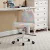 product-fancy-6af6e7db-21d9-438d-9af0-5d7ed3879747 1pc a White Rotating Office Chair, a Sporty Chair, a Vibrant Chair, And an Adorable Animal-Themed Computer Chair