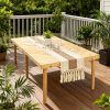 product-fancy-6bb1cb82-ec67-4845-89cf-ca1b3eeae563 Portable Bohemian Style Low Picnic Table | Foldable Beach and Outdoor Table with Tablecloth, Pine Wood, Suitable for Beach, Camping, Outdoor Gatherings, Backyard Use, Size: 59.8*29.9*16.9 inches