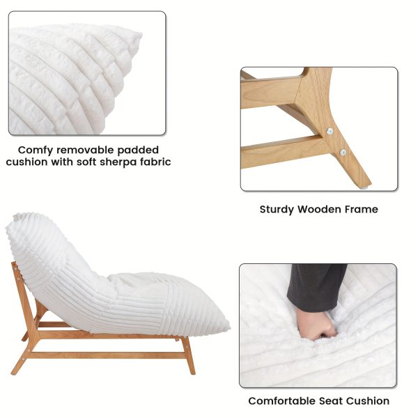 product-fancy-6c541d58-60e0-40b6-bc70-7f32923dec4d Oversized Chaise Lounge Chair, 47.24" Sofa Chair, Accent Chair, Sleeper Sofa Bed for Living Room, Comfy Recliner Chair Loveseat Couch with Removable Upholstered for Reading Bedroom