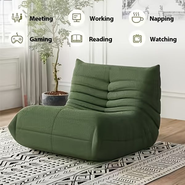 product-fancy-6d6b3f51-461a-491c-8db5-25f975045f9f Beanbag Sofa Chairs, Modern and Comfortable Beanbag Chairs, Floor-length Couple Sofas, Armless Soft Sofa Beds, Teddy Tatami, Suitable for Various Room Types, Game Rooms, and Rooms. Flexible Placement