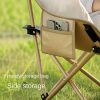 product-fancy-6e8dd113-3df5-4a1a-a606-e0c6d9592e7c 2 High-backed Moon Chairs Come with A Storage Bag for Easy Folding And Storage - Durable Iron Alloy, Suitable for Courtyards, Outdoor Leisure, Camping And Fishing Beach Chairs