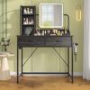 product-fancy-6eae3adc-eb38-496d-b733-12330025a3be Vanity Desk with Lights, Makeup Vanity with Power Strip, Dressing Table Set with 5 Large Drawers, Vanity Mirror 3 Lighting Color Adjustable