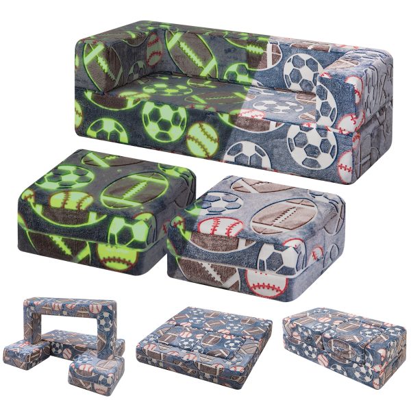 product-fancy-6eb917ad-05e5-404e-8a74-8784895ff1be Modular Sofa with Glow-in-the-Dark Foam Cushions & Removable Cover - Soft, Comfortable, Easy-Clean Design, No Assembly Required, Perfect for Home, Playroom, or Living Room Decor, Modular Furniture | Modern Sofa Design | Durable Foam Cushions