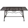 Rustic Garden Bench, Tree Stool Outdoor Seating - Industrial Design for Gardens, Courtyards, And Patios - Weatherproof Metal Lounge