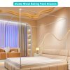 Bracket Set, Fully Enclosed Canopy Bed Curtain, Bed Frame Three-Piece Set