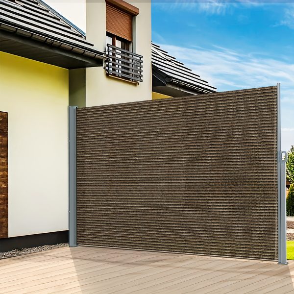 product-fancy-7154a0f9-7dd7-4a3d-8023-5cf747c0b9b5 Retractable Side Awning - Folding Privacy Screen | Waterproof & UV-Resistant Outdoor Shade Divider for Patio, Garden, Balcony & Commercial Use Easy Install with PU Coating