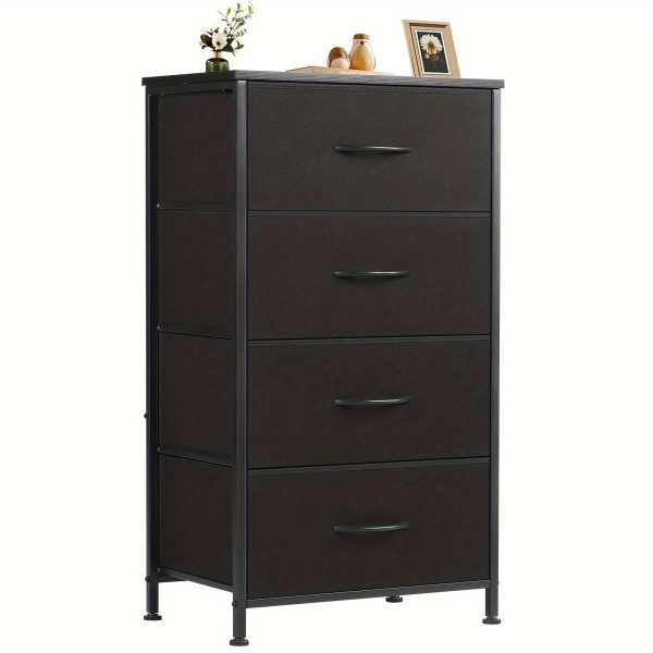 product-fancy-72496b75-7fab-4d66-a1fa-bced40d7c519 Dresser For Bedroom, Storage Drawers, Skinny Fabric Storage Tower With 2/4 Drawers, Tower Organizer Unit, Chest Of Drawers With Wooden Top For Closet, Laundry, Entryway