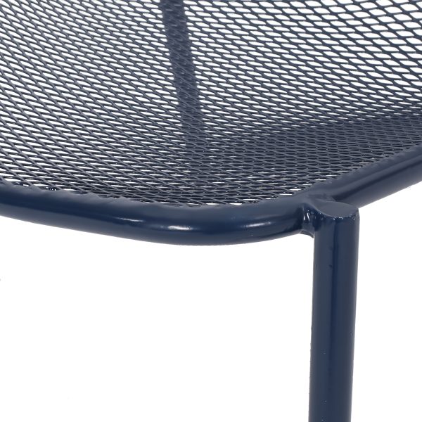 product-fancy-728d2c9f-2556-4f3b-a4ce-c05937f1533e 3pcs Set Of Wrought Iron Art Outdoor Coffee Tables And Chairs, Durable And Stable, Fashionable And Creative Party, Evening Party, Garden Leisure Chairs, Tropical Style Breathable Mesh Design
