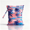 product-fancy-72f4634e-22a8-41a0-92a0-96c0c2b0fe7d Reusable Wet Storage Bag with Tropical Palm Print Pattern, Designed for Diaper Storage. Dimensions: 9.84in*12.2in. Perfect for Storing Swimwear, Travel Essentials, Beach Items, and Pool Supplies. Ideal for Themed Gifts and Holiday Presents