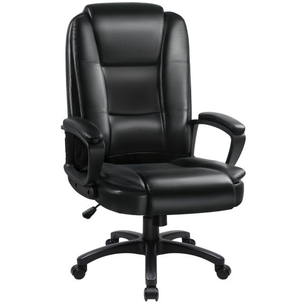product-fancy-73ee48d7-65b7-497b-8c24-9d468524c359 Home Office Desk Chair, 400LBS Big And Tall Computer Executive Chair, Ergonomic PU Leather Chairs with High Back Cushion, Adjustable Armrest &Lumbar Back Support, for Long Time Sitting