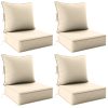 product-fancy-748fb867-5ee2-4e80-b93d-2087a6a0a3ff Outdoor Cushion Set of 1pc/2pcs/4pcs/6pcs - Thick 35D High-Density Foam Cushions Measuring 24*24*6.5 Inches, Featuring Quick Rebound, High Durability, And Easy Cleaning, Suitable for Outdoor Furniture Like Sofas And Patio Chairs