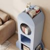 product-fancy-7667a579-6ee1-43ca-bfb0-64cf0812f90f 3-Tier Kids Bookshelf And Storage, Rocket Space Theme Cabinet with Side Shelves, Open Kids Bookcase, Display Organizer for Playroom, Kindergarten, School