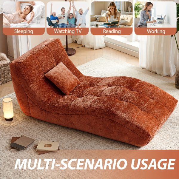 product-fancy-7683400c-4734-46a0-9d5a-64c0a6020e24 Single Sofa Seat, Yoga Sofa, Leisure Sofa, Armless Platform Sofa, Simple Lazy Sofa, Floor Standing Sofa Seat, Indoor Reading And Leisure Integrated Compression Sponge Sofa, No Assembly Required, Suitable for Living Rooms, Bedrooms And Offices