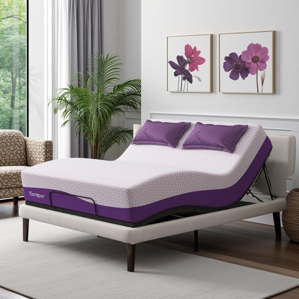 product-fancy-76e6c12f-a9c3-4dec-bcfa-96e59f1533e1 12 Inch Gel Infused Breathable Memory Foam Mattress, Adaptable to Adjustable Bed Frame