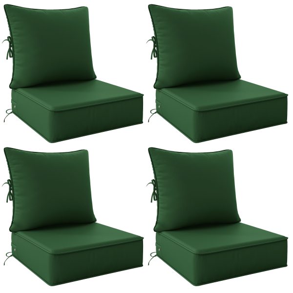 product-fancy-778ebda5-951c-4833-b8cb-03411b6938e3 Outdoor Cushion Set of 1pc/2pcs/4pcs/6pcs - Thick 35D High-Density Foam Cushions Measuring 24*24*6.5 Inches, Featuring Quick Rebound, High Durability, And Easy Cleaning, Suitable for Outdoor Furniture Like Sofas And Patio Chairs
