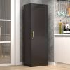 67" Tall Lockable Metal Storage Cabinet Narrow Stand-Alone Cabinet with Adjustable Shelves & Locking Door - Space-Saving Vertical Unit Suitable for Home Office, Pantry, Bathroom, Small Spaces