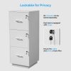 product-fancy-78c03589-e127-497f-a7b4-7c0fa881a164 Bonnlo 3-Drawer Lockable File Cabinet - Wood Filling Organizer with 2 Drawers, 27" Height, 3, 2 Cu Ft Storage, Contemporary Style for Home Office, Durable Artificial Wood & Metal Handles, No Assembly Required, File Storage Cabinet, Modern Office Furniture, Sleek Design, Sturdy Construction, Small Space Living, Minimalist Design, Highquality Materials, Home Office Users